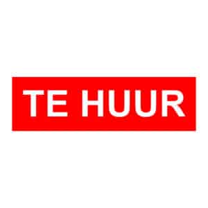 Te huur sticker 6