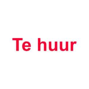 Te huur sticker 1