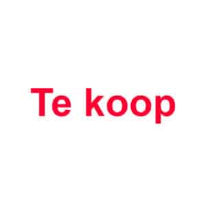 Te koop sticker 4