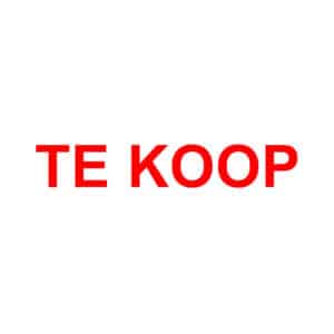 Te koop sticker 2