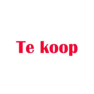 Te koop sticker 3