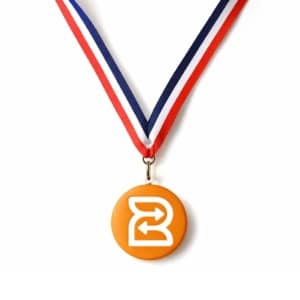 Button medaille 56mm met eigen ontwerp