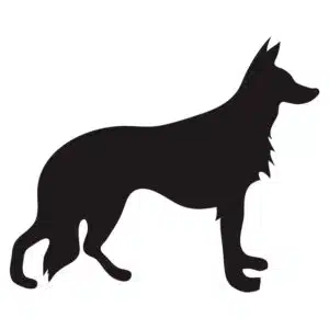 Sticker hond 8