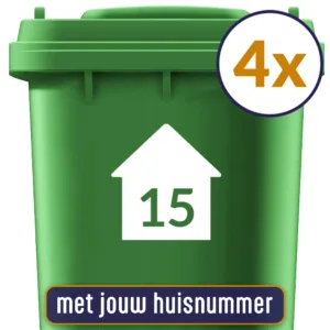 Kliko sticker huisje 4 stuks