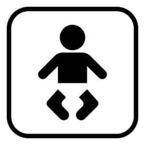 Baby verschonen sticker 002