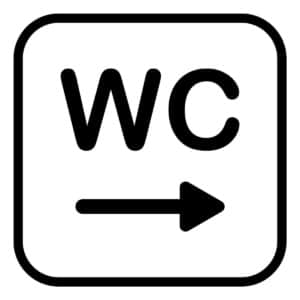 WC rechts  sticker 001