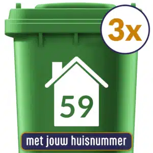 Kliko stickers huisjes set 3 stuks