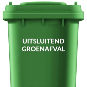 Uitsluitend groenafval sticker